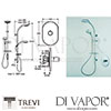 Trevi Moonshadow In-line Shower Kit Ascari Central Therm Valve Spare Parts
